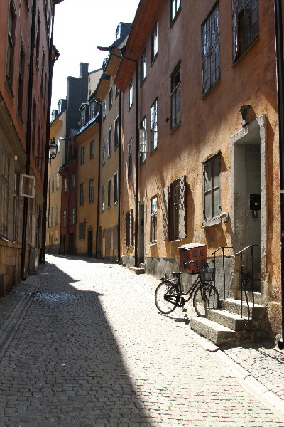 Alley, Stockholm, Sweden.